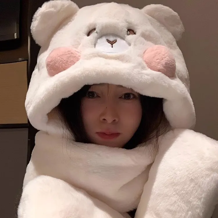 Ai Jiawei Polyester Hoods & Plush Hats Unisex-1