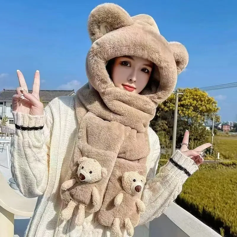 Ai Jiawei Polyester Hoods & Plush Hats Unisex-5