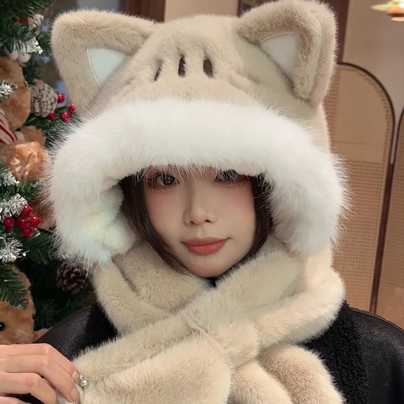Ai Jiawei Polyester Hoods & Plush Hats Unisex-6