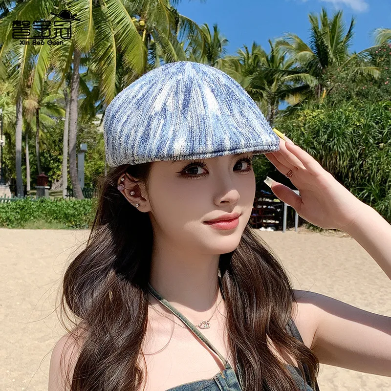 Ai Jiawei Polyester Berets Women's-5