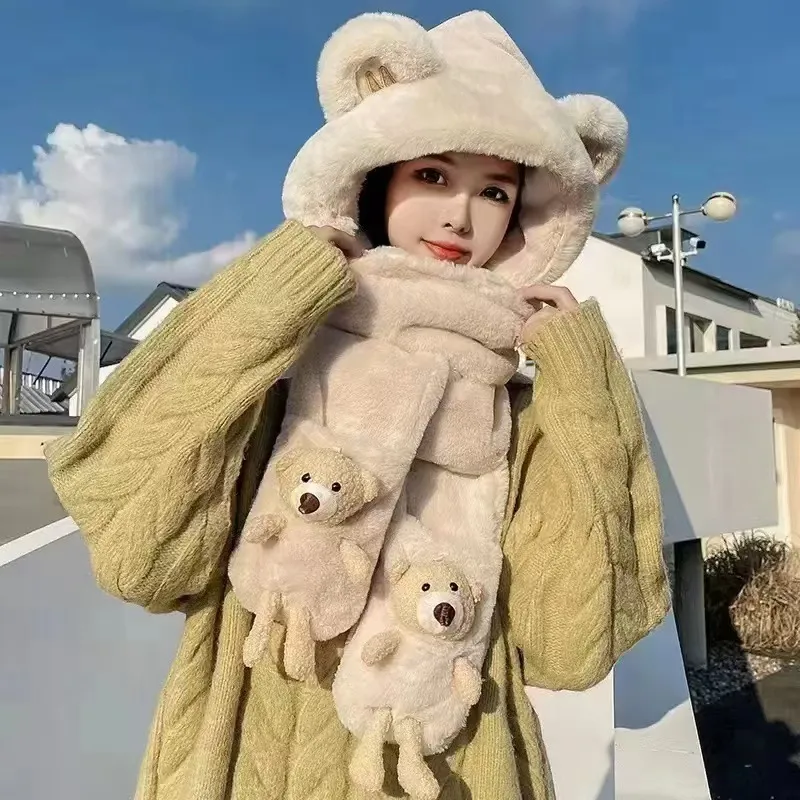 Ai Jiawei Polyester Hoods & Plush Hats Unisex-1