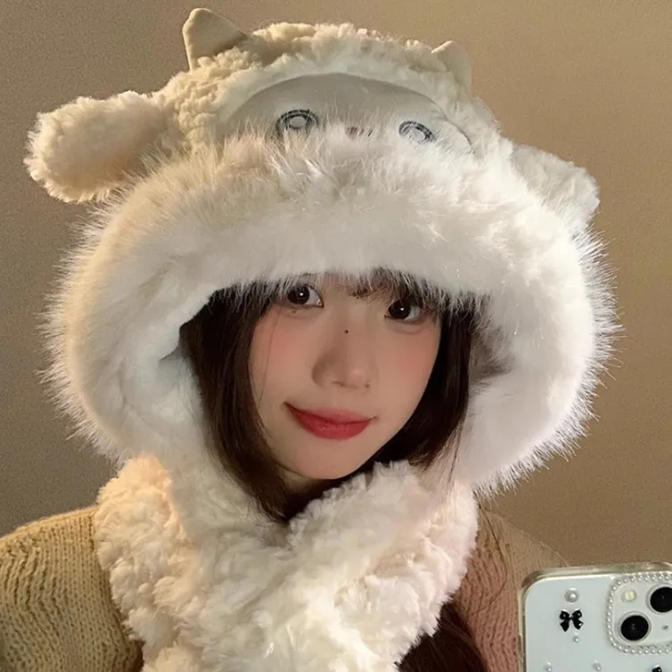 Ai Jiawei Polyester Hoods & Plush Hats Unisex-17