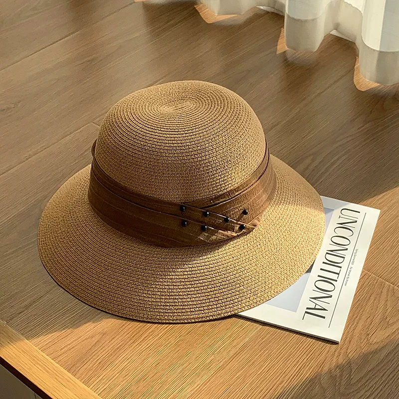 Ai Jiawei Paper Reed Sun Protection Hats Women's-7