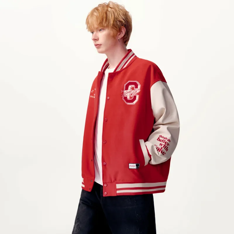 Coca Cola Baseball Jacket Unisex-6