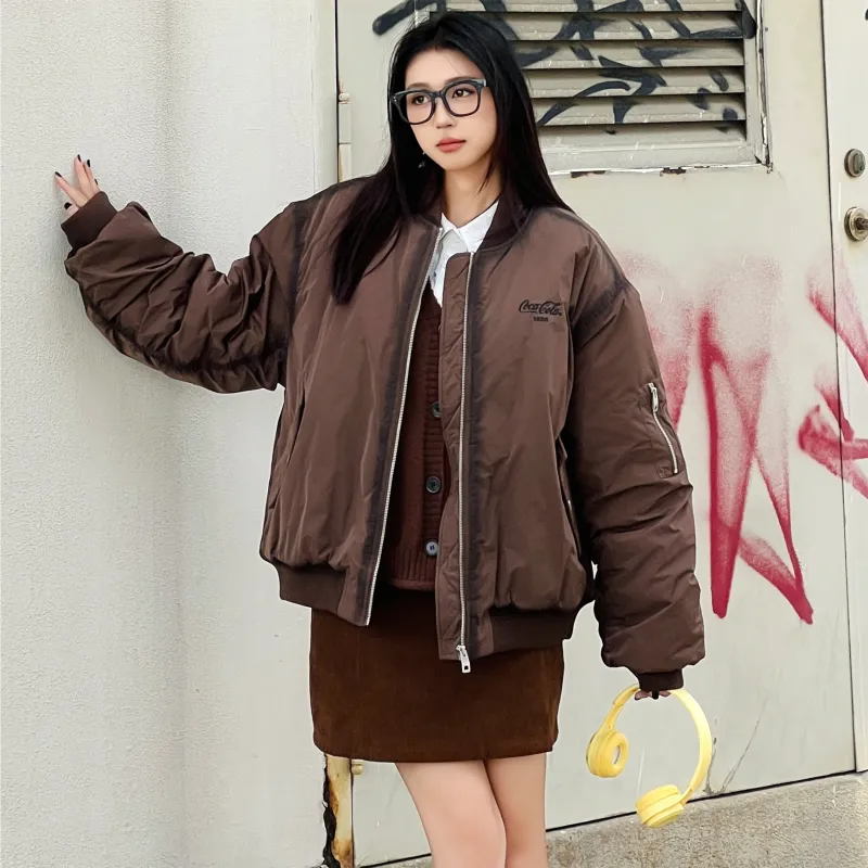 Coca Cola Puffer Jackets Unisex-7