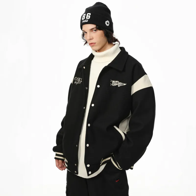 Coca Cola Baseball Jacket Unisex-8