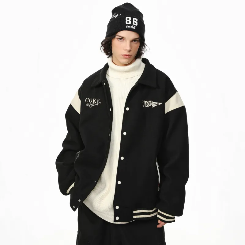 Coca Cola Baseball Jacket Unisex-7