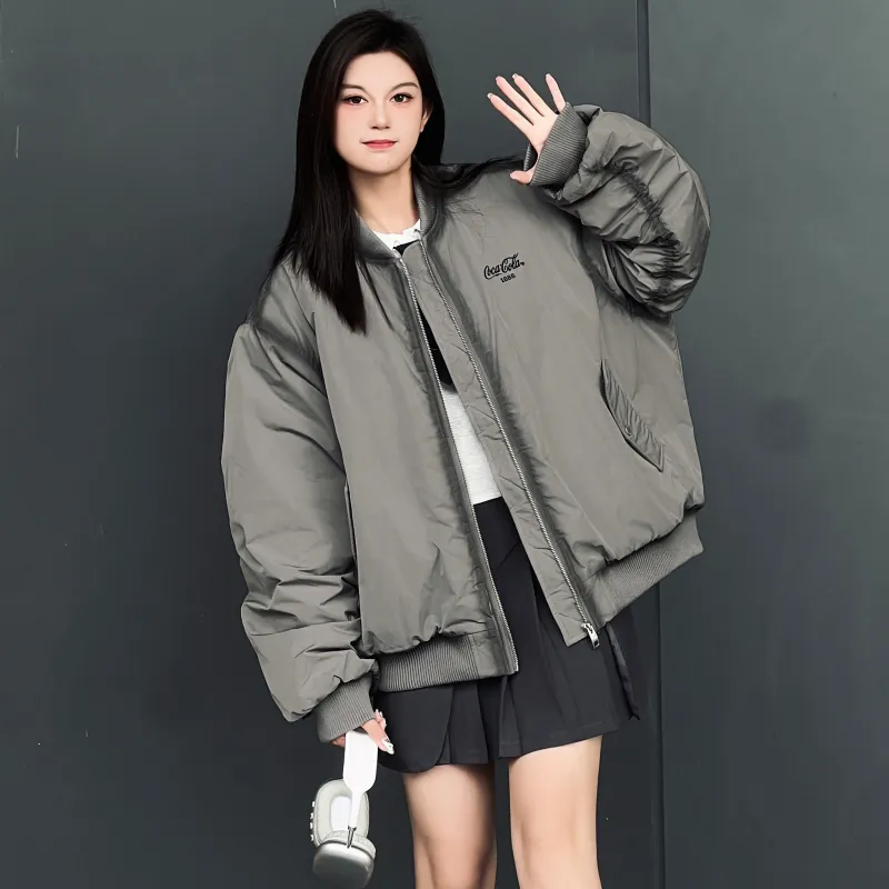 Coca Cola Puffer Jackets Unisex-3