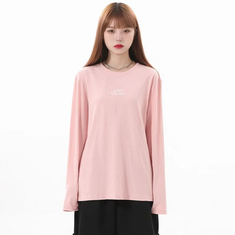 Coca Cola T Shirt Women's Peach Pink-3