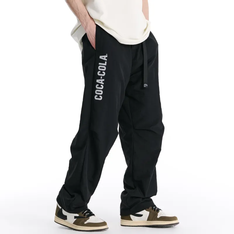 Coca Cola Casual Pants Unisex Black-2