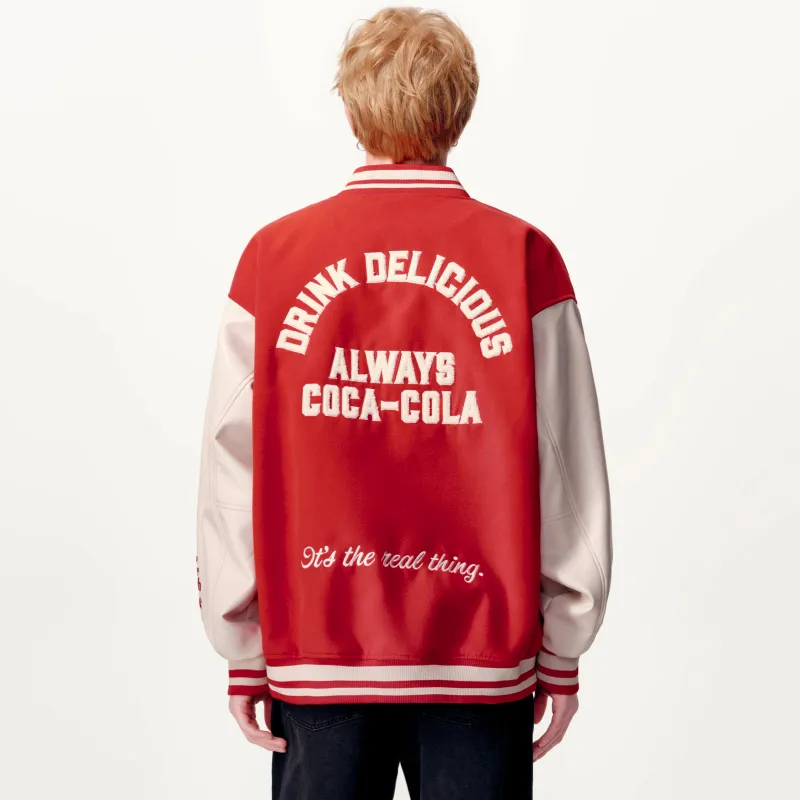 Coca Cola Baseball Jacket Unisex-7