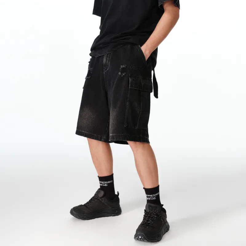 Coca Cola Denim Shorts Unisex-4