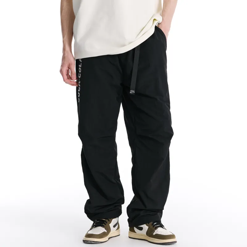 Coca Cola Casual Pants Unisex Black-3
