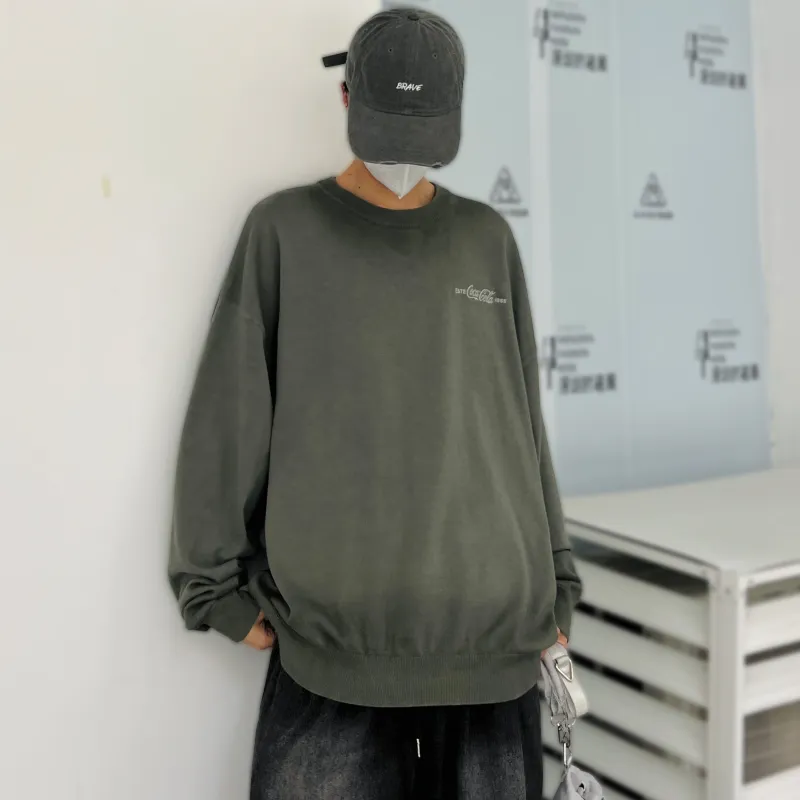 Coca Cola Sweater Unisex Forest Mist-4
