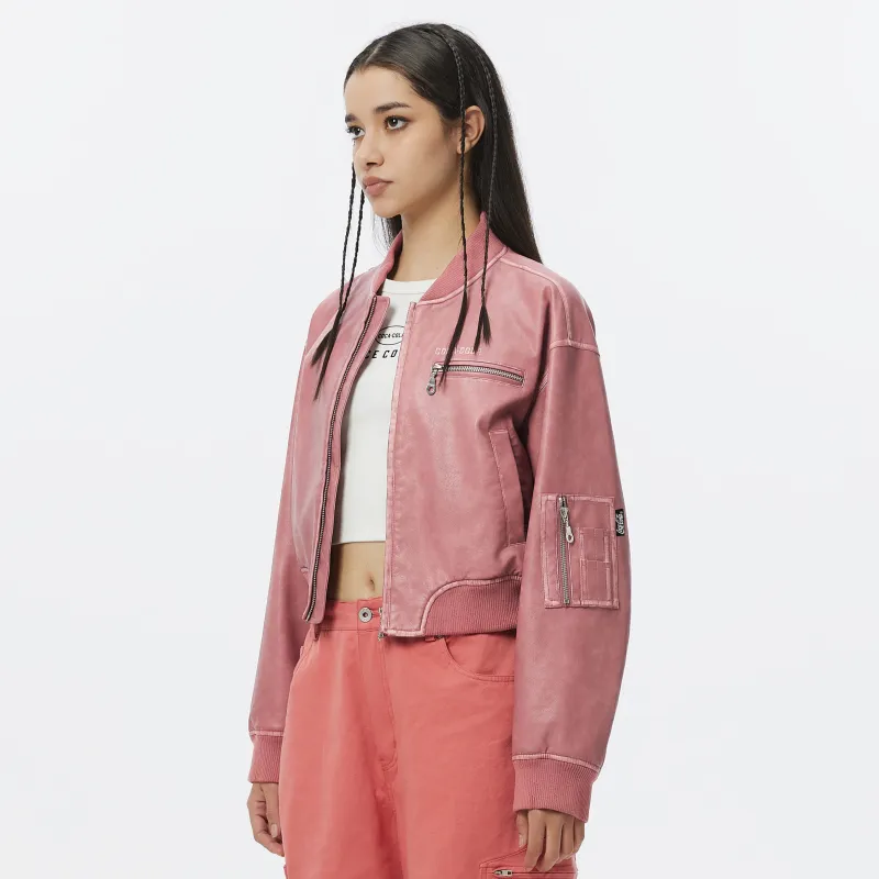 Coca Cola Leather Jacket Women's-5