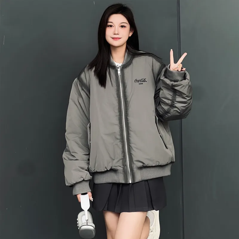 Coca Cola Puffer Jackets Unisex-2