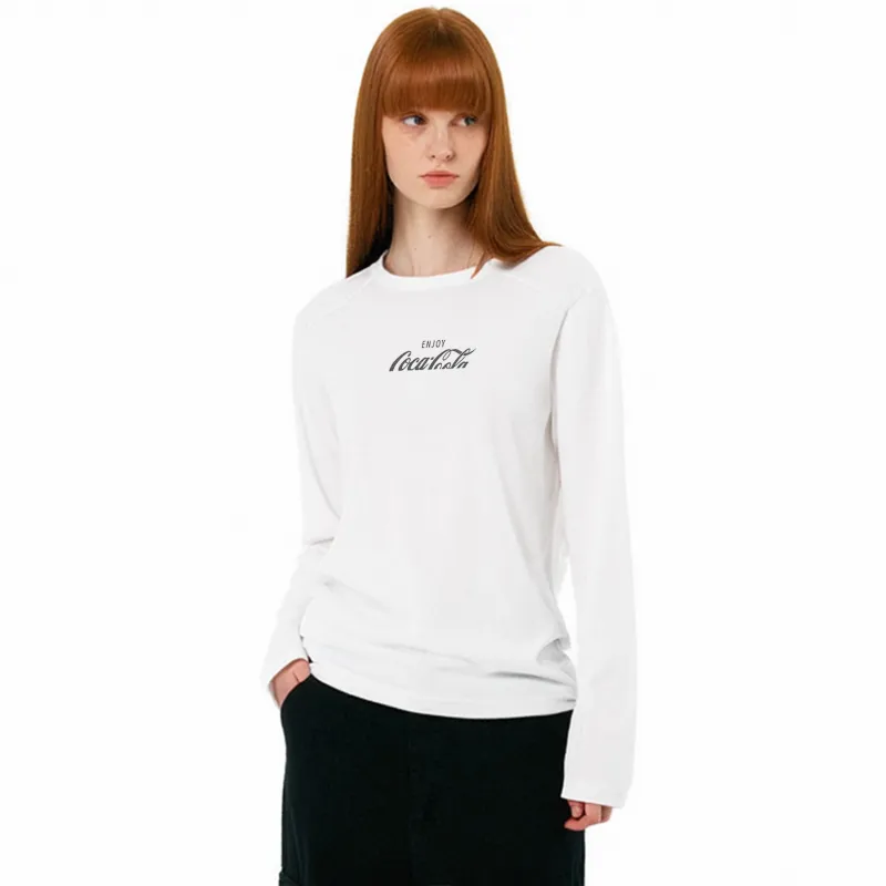 Coca Cola Drop Shoulder Sleeve T Shirt Women's-8