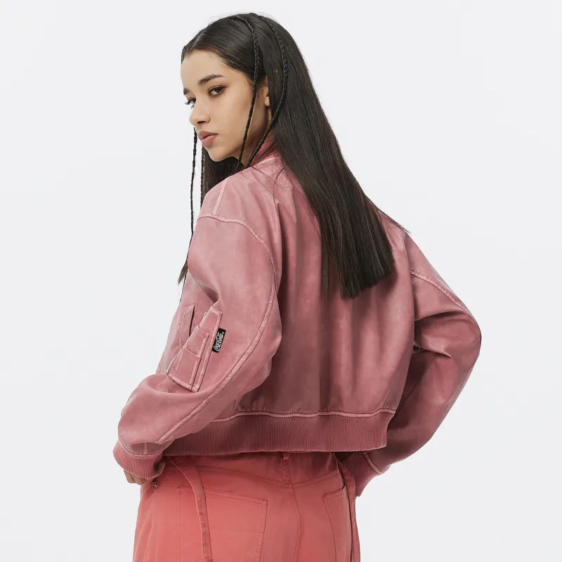 Coca Cola Leather Jacket Women's-7