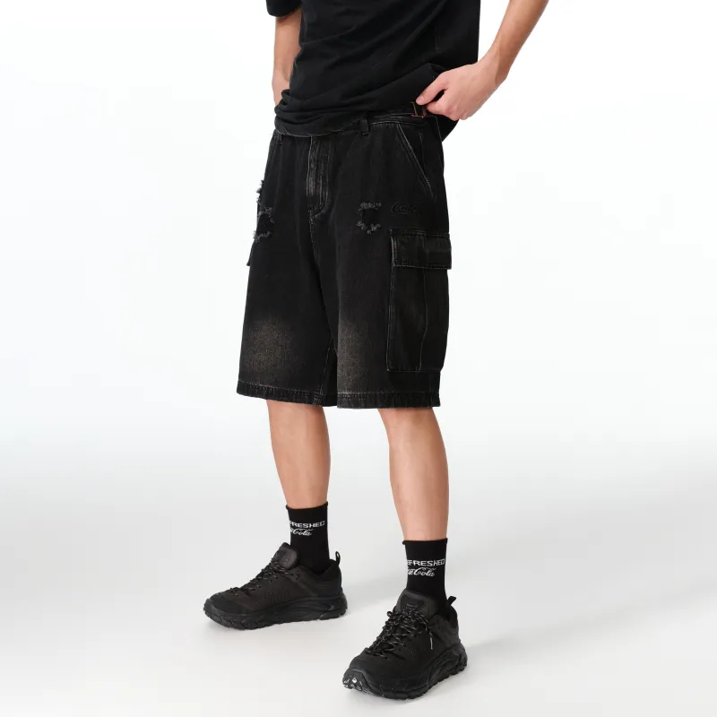 Coca Cola Denim Shorts Unisex-6