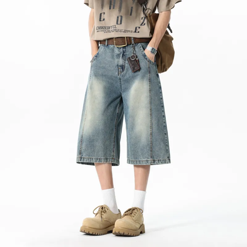 CHARLIE GOLF Denim Shorts Unisex-2