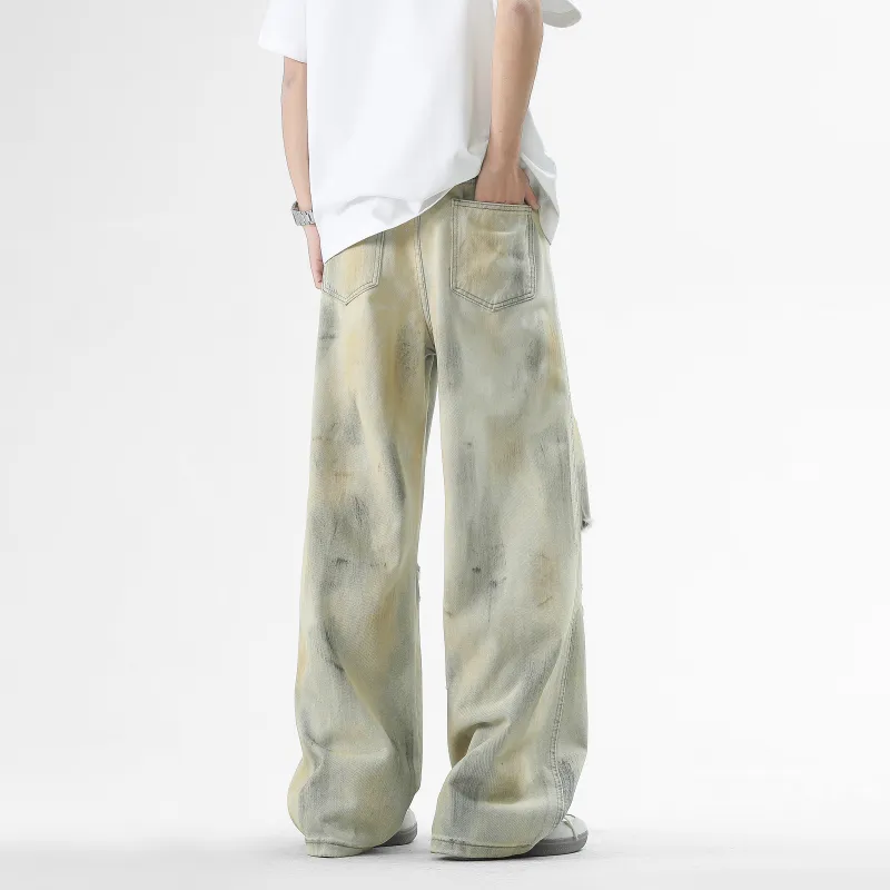 CHARLIE GOLF Jeans Unisex Yellow Mud-4