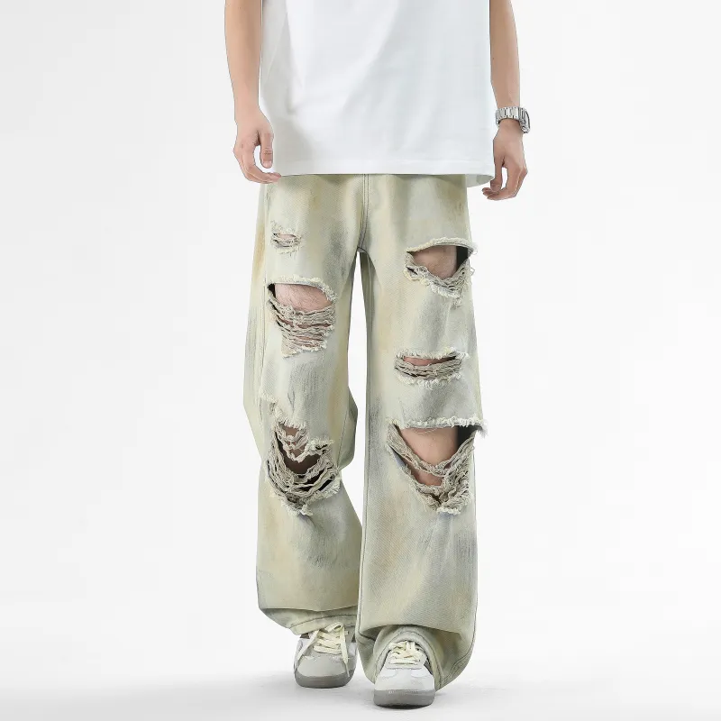 CHARLIE GOLF Jeans Unisex Yellow Mud-5