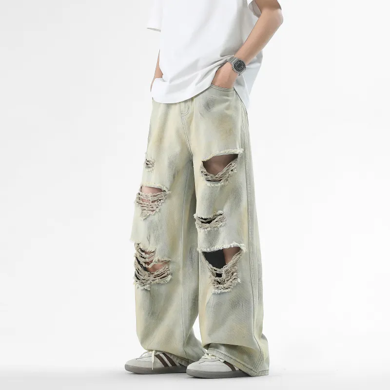 CHARLIE GOLF Jeans Unisex Yellow Mud-2