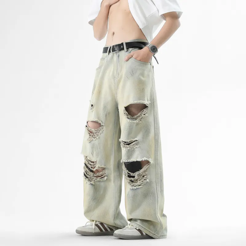 CHARLIE GOLF Jeans Unisex Yellow Mud-3