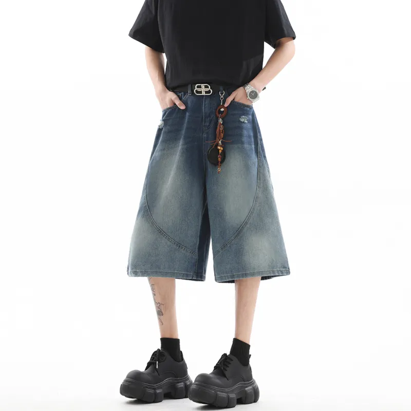 CHARLIE GOLF Denim Shorts Unisex-2