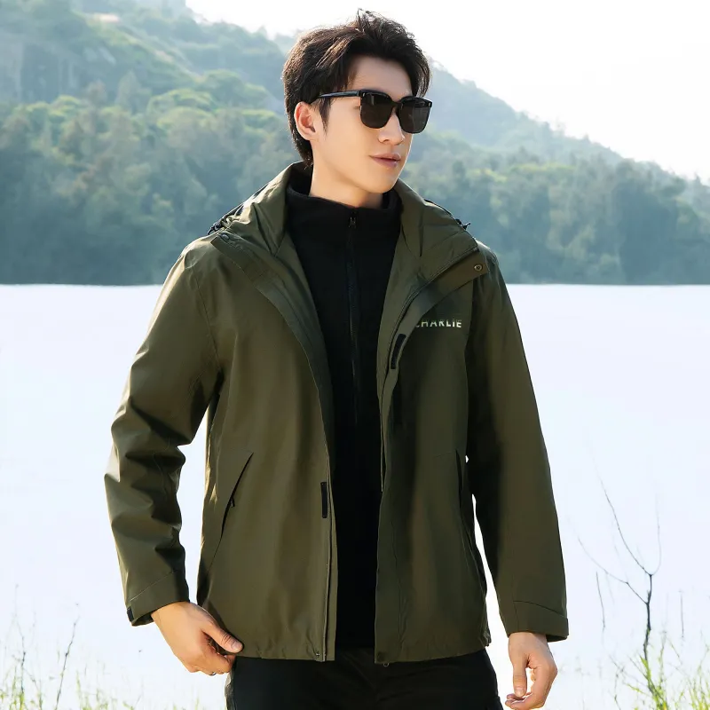 CHARLIE GOLF Windbreaker Trench Coat Jackets & Coats Unisex-6