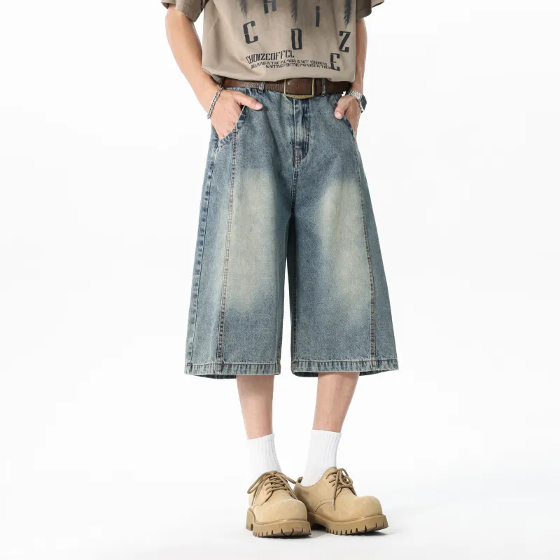 CHARLIE GOLF Denim Shorts Unisex-3