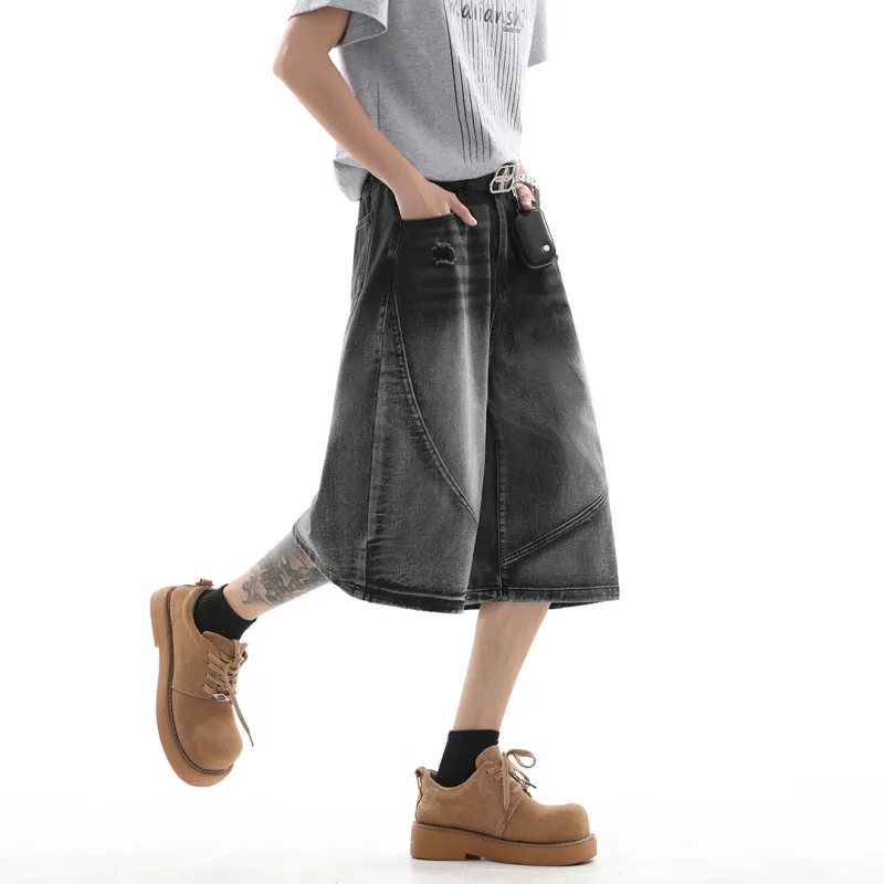 CHARLIE GOLF Denim Shorts Unisex-6