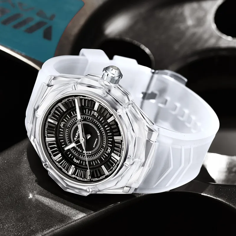 RARONE Mechanical Movement Watch Men's Watches Black Dial 8670459909737-5