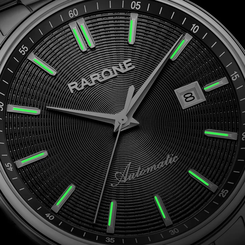 RARONE Master Collection Pursuing Light · MAX Mechanical Movement Watch Men's Watches Black Dial-3