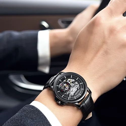 RARONE 메커니컬 무브먼트 남성 중국 시계 40MM 해골