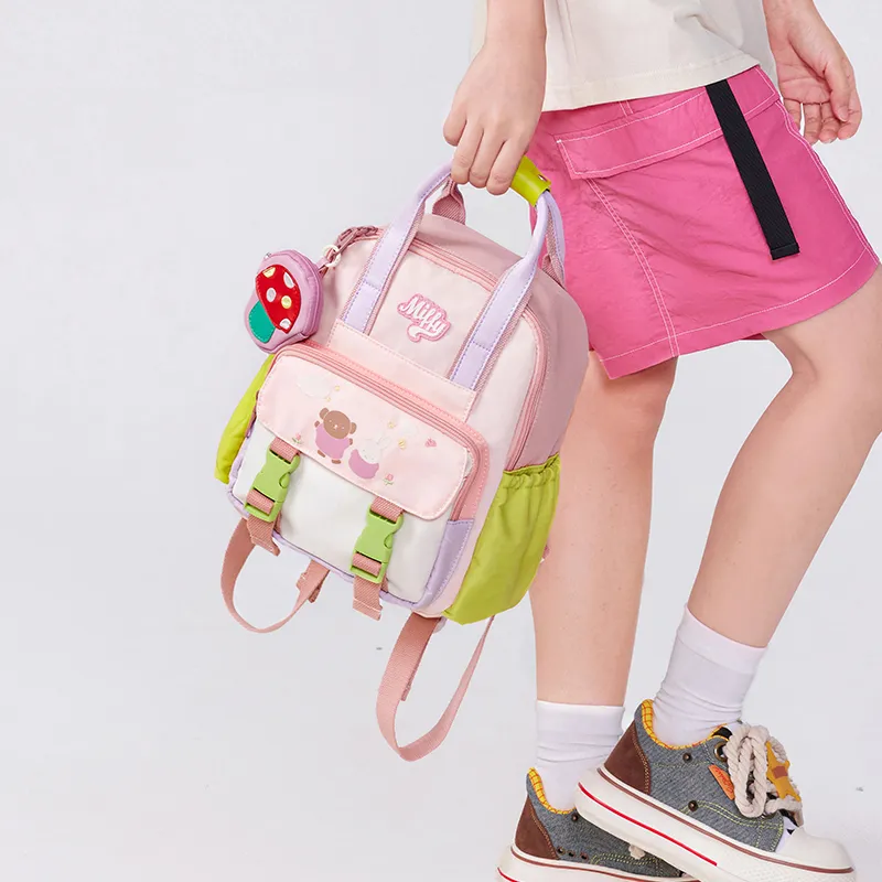 Miffy Fabric Backpack Women's Purple Green/Pink Purple-13