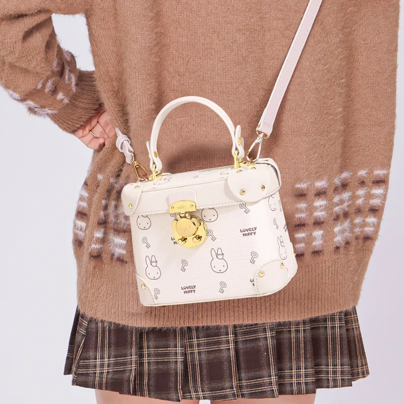 Miffy Synthetic Leather Shoulder Bag Crossbody Bag Handbag Women's Multicolor-8