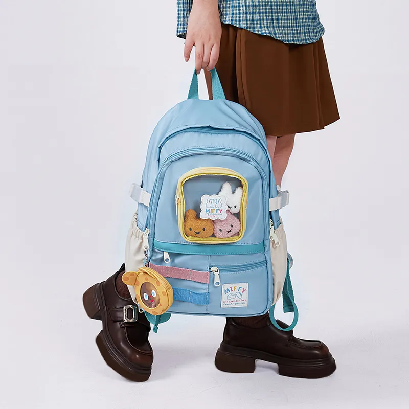 Miffy Fabric Backpack Women's White/Yellow-15