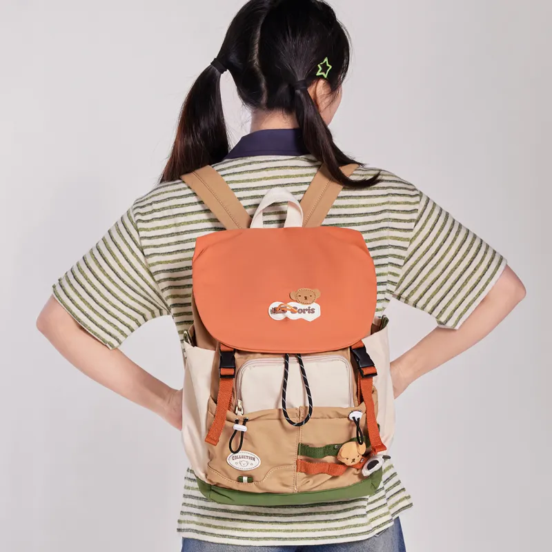 Miffy Fabric Backpack Regular Women's Pink, Yellow, Orange-14