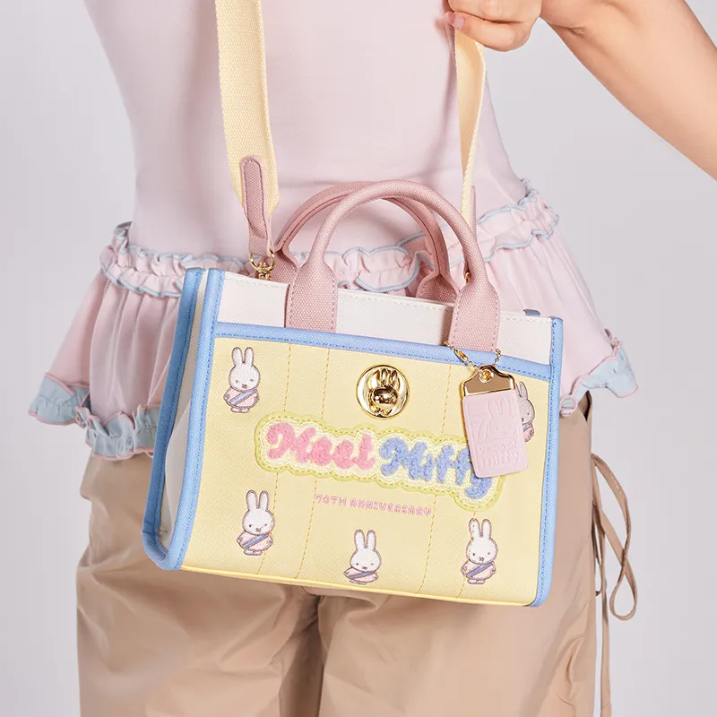 Miffy Synthetic Leather Handbag Women's Multicolor-5