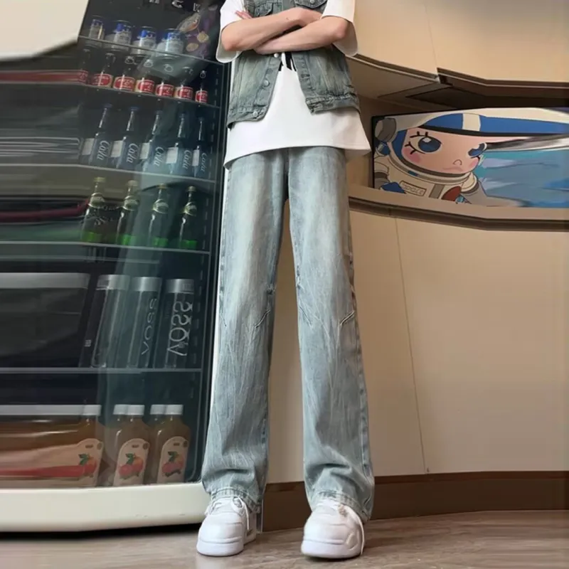 Struggle Vintage95 Jeans Unisex Light Blue-1