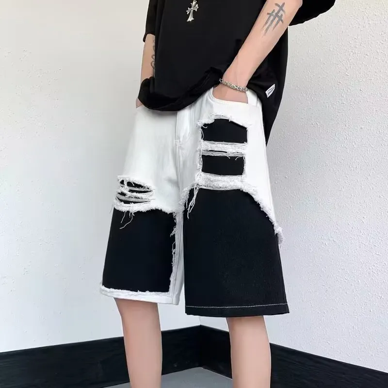 Struggle Vintage95 Denim Shorts Unisex White-2