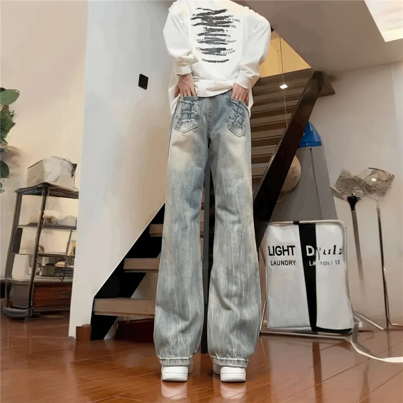 Struggle Vintage95 Jeans Unisex Vintage Blue-3