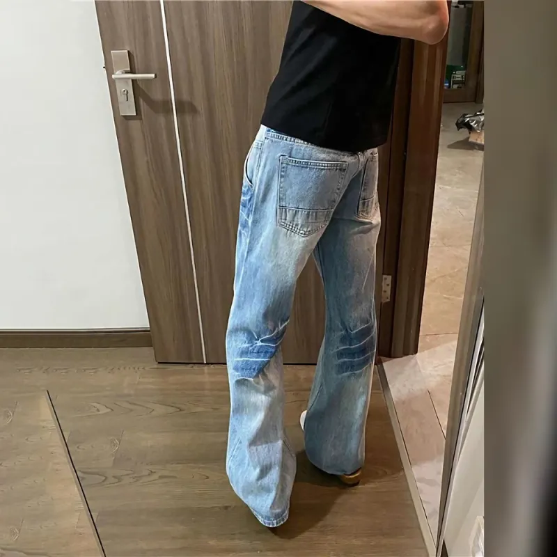 WELTER EXPERIMENT Jeans Unisex Blue Single Item-16