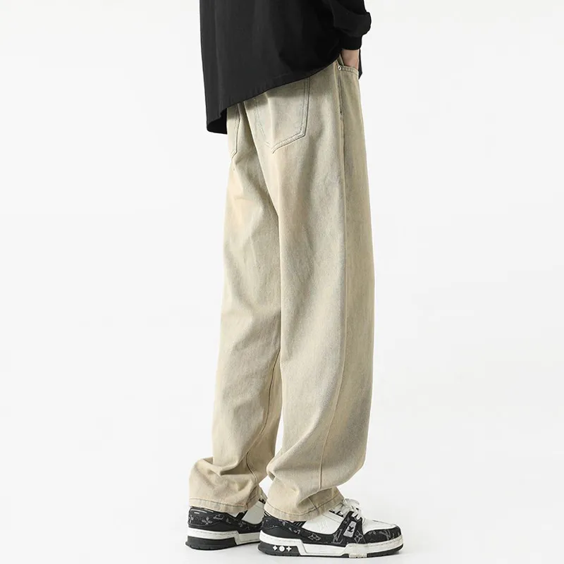 Struggle Vintage95 Jeans Unisex Yellow Mud-4