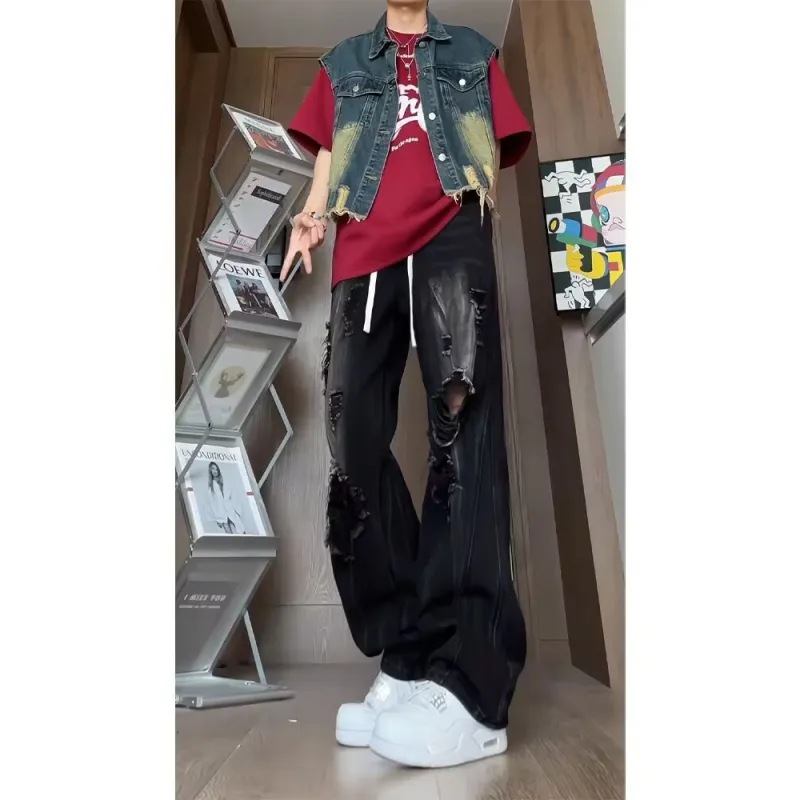 Struggle Vintage95 Jeans Unisex Light Blue-13