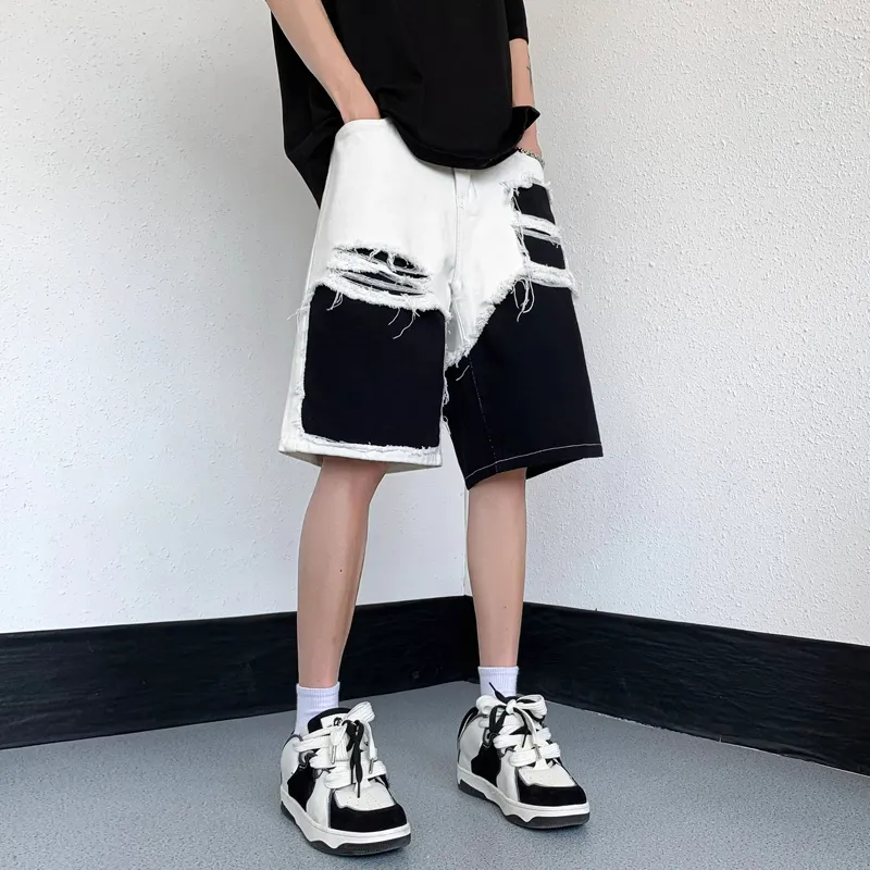 Struggle Vintage95 Denim Shorts Unisex White-5