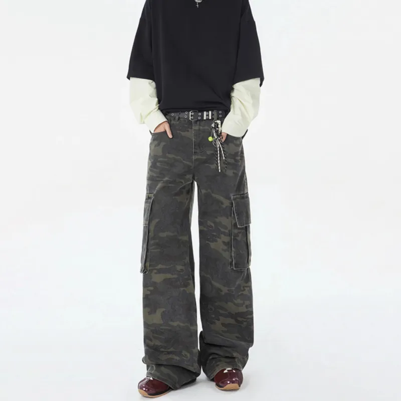 Struggle Vintage95 Casual Pants Unisex Camouflage-1