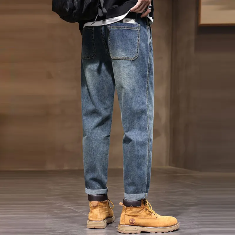Struggle Vintage95 Jeans Unisex Cyan Antique Blue-1