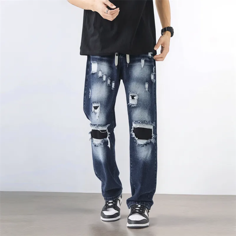 Struggle Vintage95 Jeans Unisex Blue Gray-1